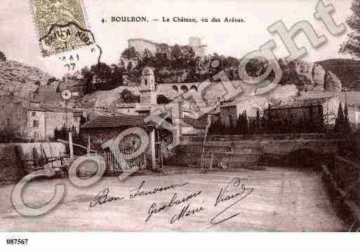 Ville de BOULBON, carte postale ancienne