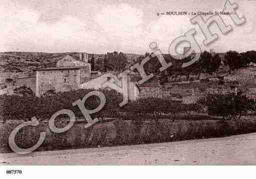 Ville de BOULBON, carte postale ancienne