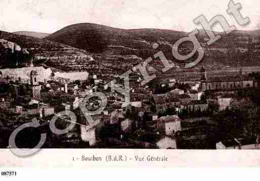 Ville de BOULBON, carte postale ancienne