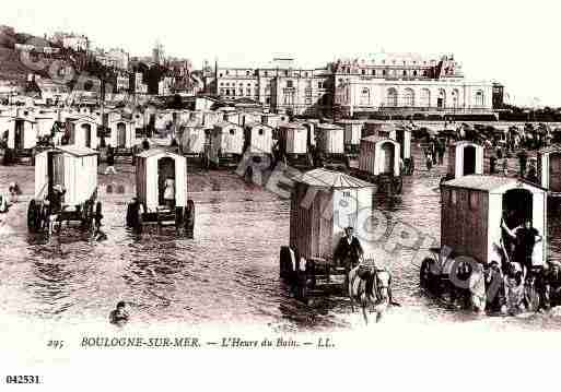 Ville de BOULOGNESURMER, carte postale ancienne Ville de BOULOGNESURMER, carte postale ancienne