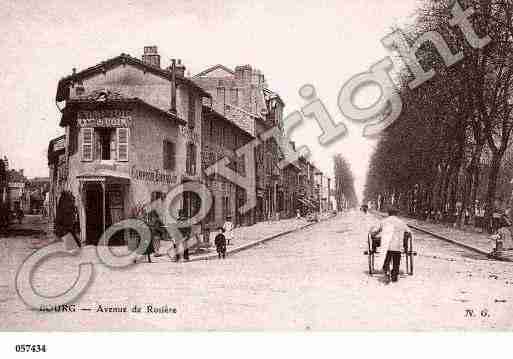 Ville de BOURGENBRESSE, carte postale ancienne