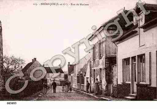 Ville de BREANCON, carte postale ancienne