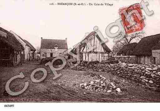 Ville de BREANCON, carte postale ancienne