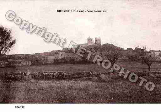 Ville de BRIGNOLES, carte postale ancienne