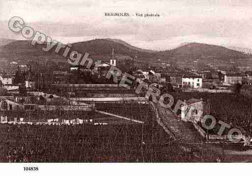 Ville de BRIGNOLES, carte postale ancienne