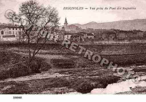 Ville de BRIGNOLES, carte postale ancienne