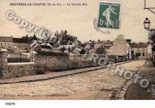 Ville de BRUYERESLECHATEL, carte postale ancienne