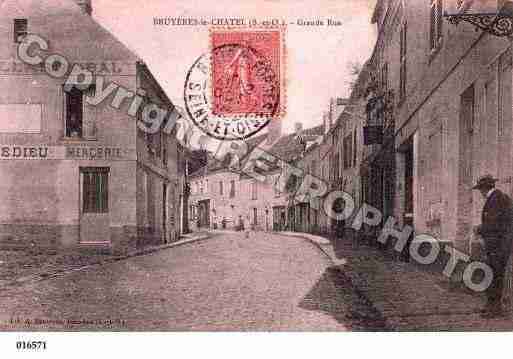 Ville de BRUYERESLECHATEL, carte postale ancienne