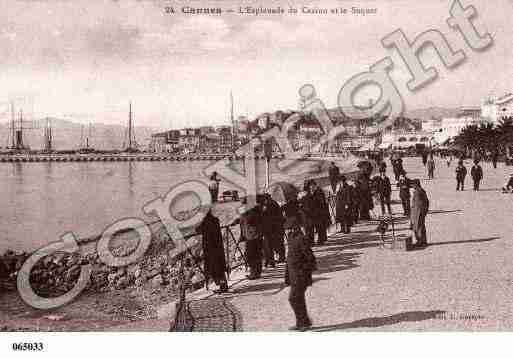 Ville de CANNES, carte postale ancienne