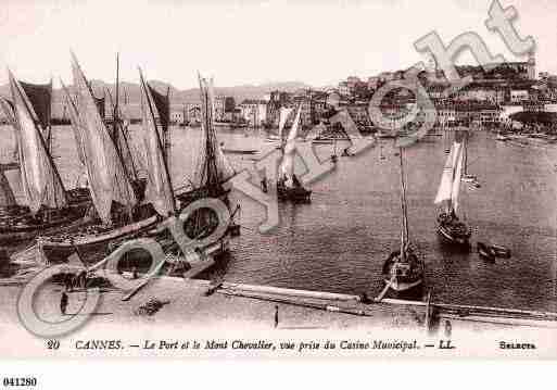 Ville de CANNES, carte postale ancienne