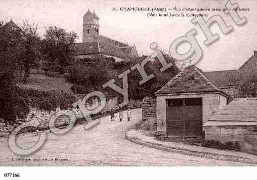 Ville de CHAMOUILLE, carte postale ancienne