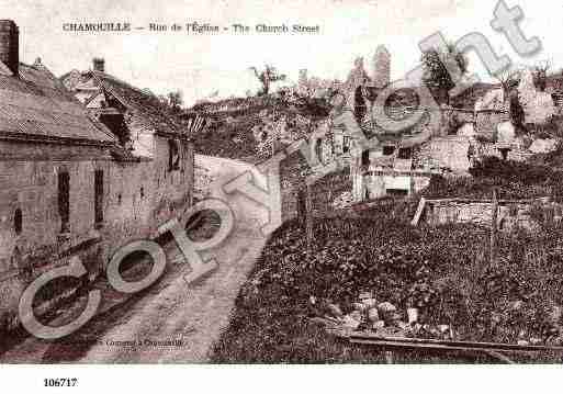 Ville de CHAMOUILLE, carte postale ancienne