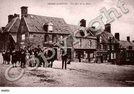 Ville de CHAMPDUBOULT, carte postale ancienne