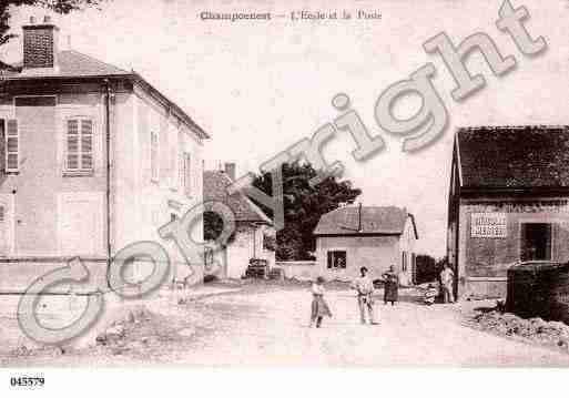 Ville de CHAMPCENEST, carte postale ancienne
