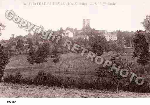 Ville de CHATEAUCHERVIX, carte postale ancienne Ville de CHATEAUCHERVIX, carte postale ancienne