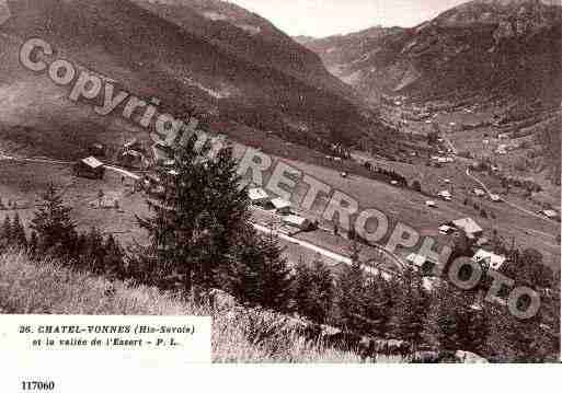 Ville de CHATEL, carte postale ancienne