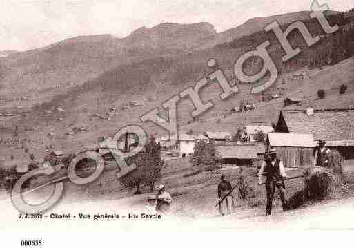 Ville de CHATEL, carte postale ancienne