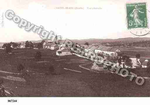 Ville de CHATELBLANC, carte postale ancienne Ville de CHATELBLANC, carte postale ancienne