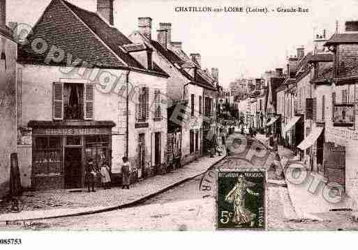 Ville de CHATILLONSURLOIRE, carte postale ancienne