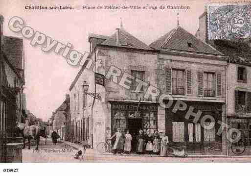 Ville de CHATILLONSURLOIRE, carte postale ancienne