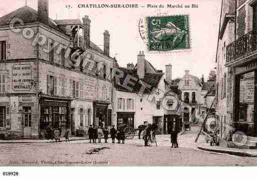 Ville de CHATILLONSURLOIRE, carte postale ancienne