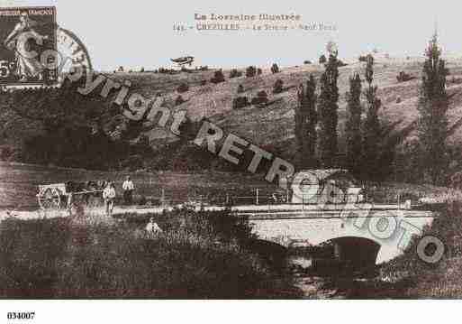 Ville de CREZILLES, carte postale ancienne