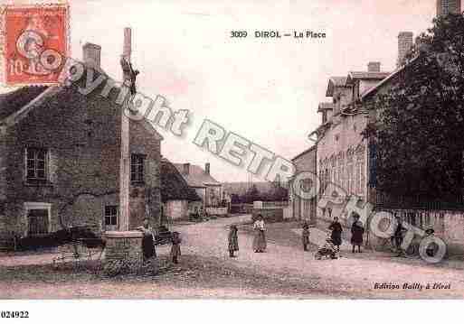 Ville de DIROL, carte postale ancienne