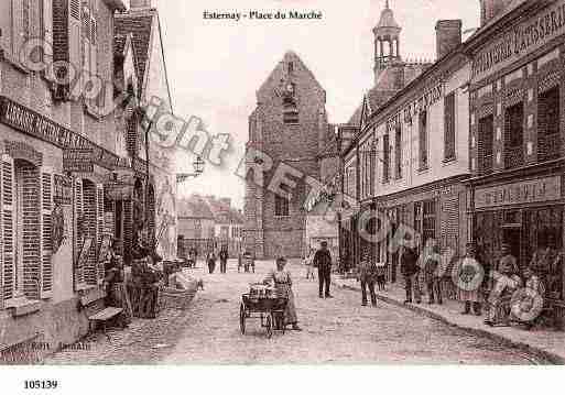 Ville de ESTERNAY, carte postale ancienne