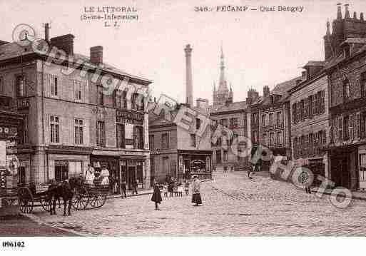 Ville de FECAMP, carte postale ancienne