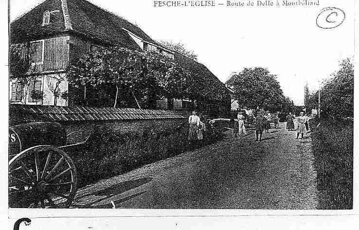 Ville de FECHEL'EGLISE, carte postale ancienne