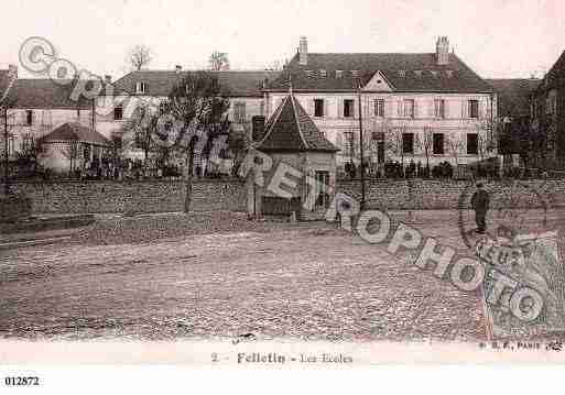 Ville de FELLETIN, carte postale ancienne