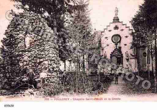 Ville de FOULCREY, carte postale ancienne