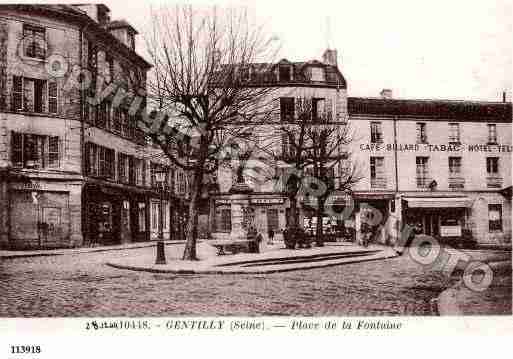 Ville de GENTILLY, carte postale ancienne Ville de GENTILLY, carte postale ancienne