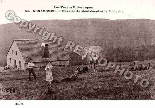 Ville de GERARDMER, carte postale ancienne