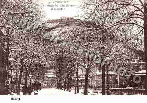 Ville de GRENOBLE, carte postale ancienne