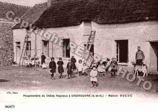 Ville de GROSROUVRE, carte postale ancienne