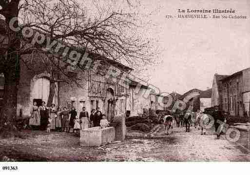 Ville de HAMMEVILLE, carte postale ancienne