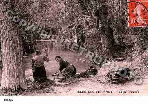 Ville de ISLESLESVILLENOY, carte postale ancienne