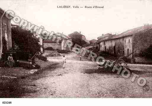 Ville de LALOEUF, carte postale ancienne