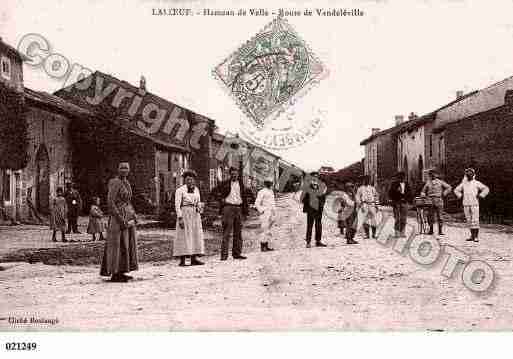 Ville de LALOEUF, carte postale ancienne