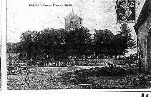 Ville de LALOEUF, carte postale ancienne