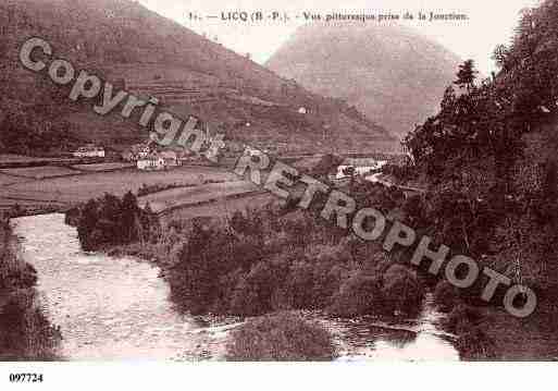 Ville de LICQATHEREY, carte postale ancienne