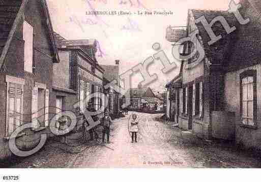 Ville de LIGNEROLLES, carte postale ancienne