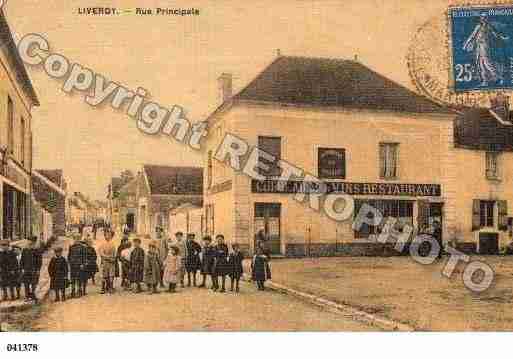 Ville de LIVERDYENBRIE, carte postale ancienne