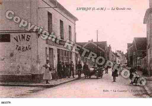 Ville de LIVERDYENBRIE, carte postale ancienne