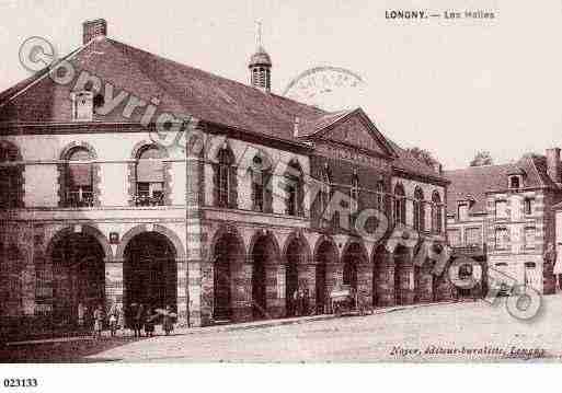 Ville de LONGNYAUPERCHE, carte postale ancienne