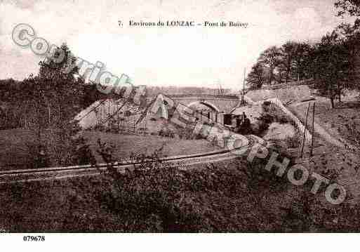 Ville de LONZAC, carte postale ancienne