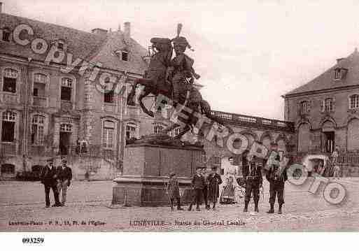 Ville de LUNEVILLE, carte postale ancienne