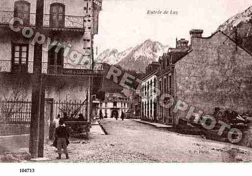 Ville de LUZ, carte postale ancienne