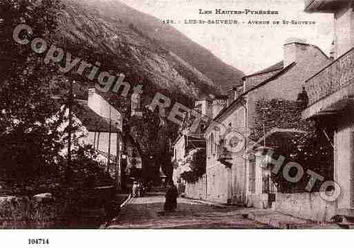 Ville de LUZ, carte postale ancienne